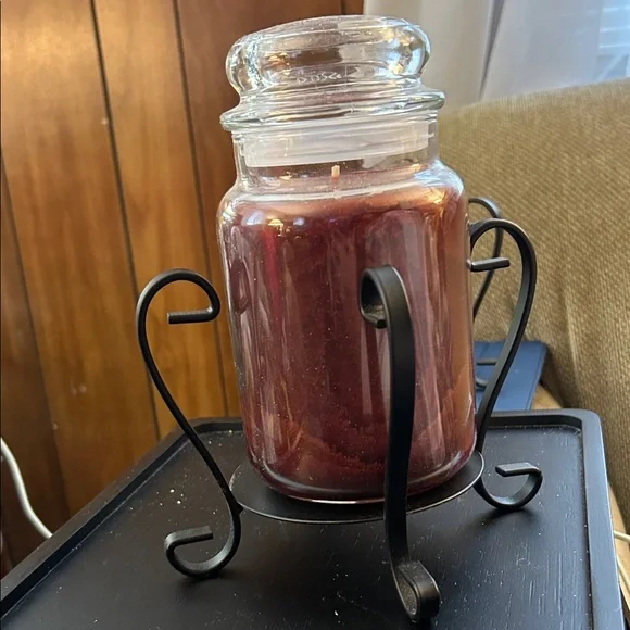 Yankee Candle Elegant Black Metal Large Jar Holder set of 2 - Picture 6 of 6